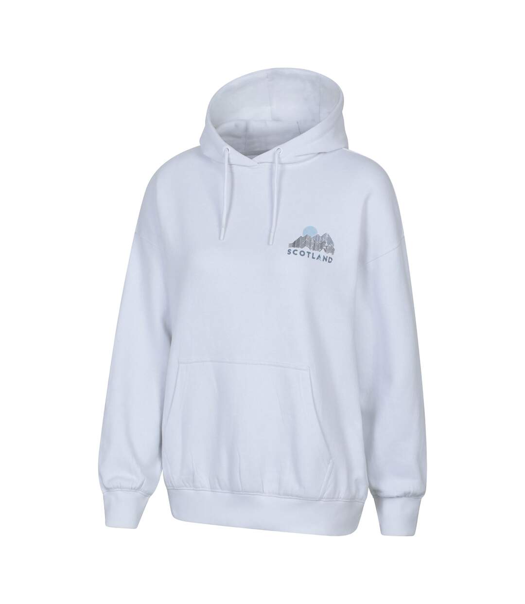 Sweat À Capuche Motif/style Graphique Scotland Femme Beige Clair Mountain Warehouse-3