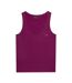 Débardeur Uni Cintré Femme Violet Clair 4F-1