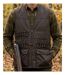 Gilet de Chasse LEDERTYS Impercoat LY0209 – Carnier Détachable PVC, Cartouchière et Protection Impercoat-1