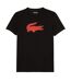 T-shirt homme noir / rouge Lacoste-1