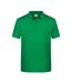 Polo Basic Homme Vert Sombre James And Nicholson-1