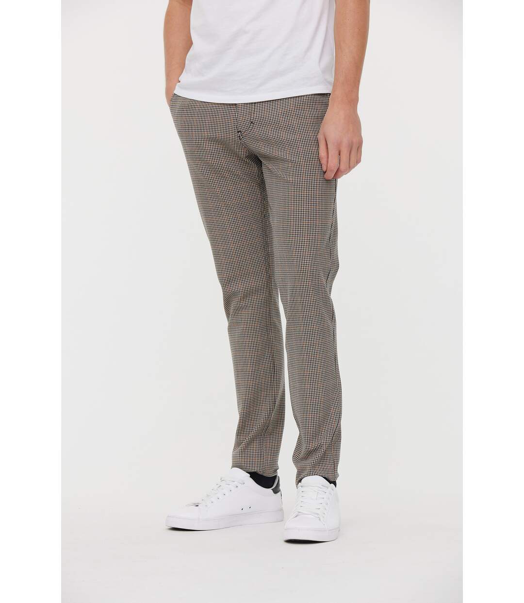 Pantalon polyester chino slim NEILS