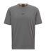 Mens Tchup Logo Oversized T-shirt Dark Grey Boss-2