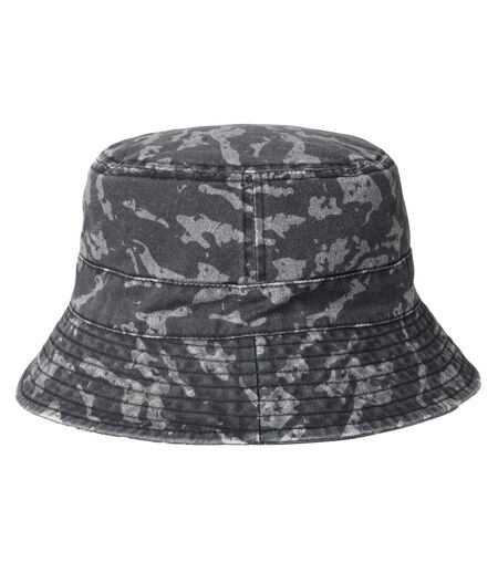 Miles camo bucket hat black Animal