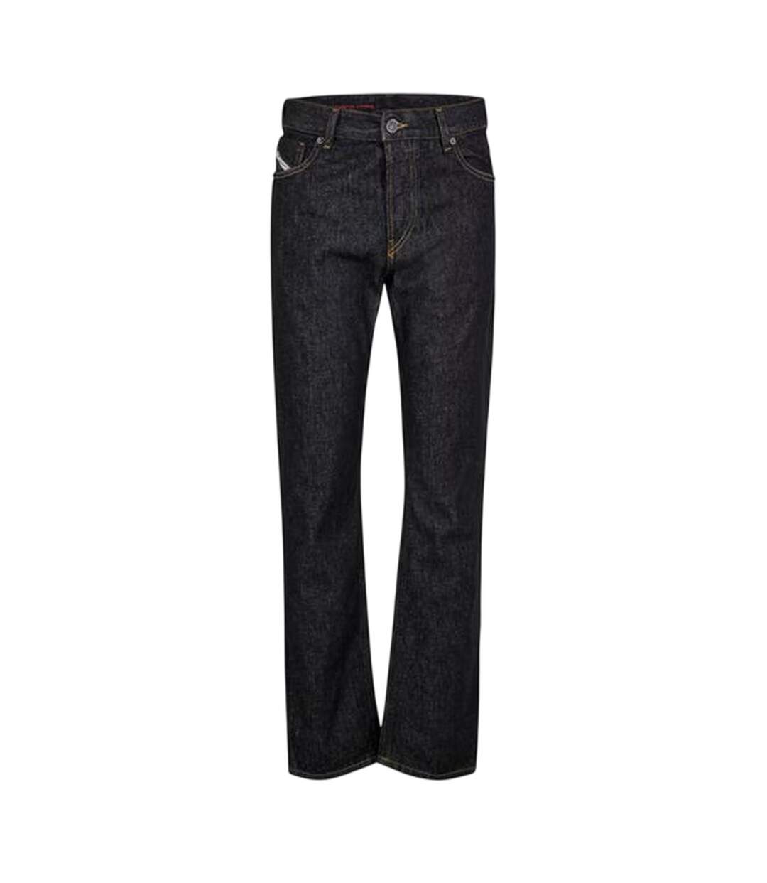 Unisex Adult 1995 Denim 5 Pockets Straight Leg Jeans Black Denim Diesel-2