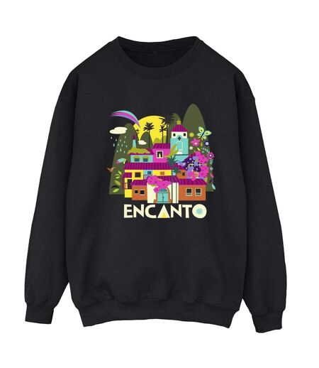 Disney - Sweat ENCANTO MANY HOUSES - Femme (Noir) - UTBI16775