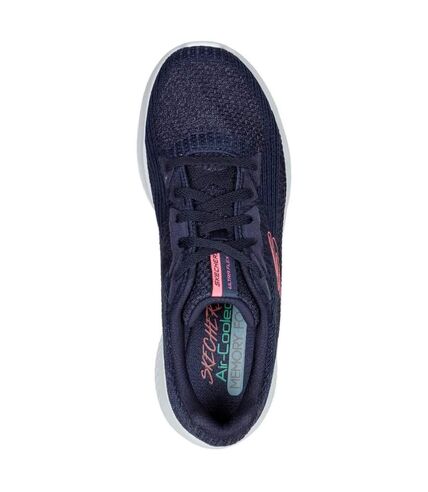 Womens/ladies ultra flex 3.0 best time trainers navy Skechers