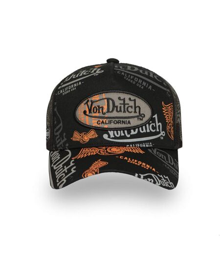 Casquette trucker  avec print all over et badge brodé Vondutch