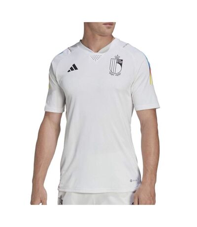 Belgique Maillot Pré-Match Blanc Homme Adidas 2022/2023 - L