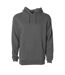 Sweat À Capuche Homme Charbon Chiné Independent-1