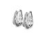 Boucles d'oreilles Aurielle Hoop, Cristal d'Autriche-4