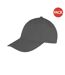 Result Unisex Core Memphis 6 Panel Baseball Cap (Pack of 2) (Charcoal) - UTBC4218