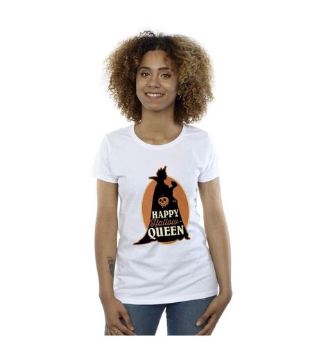 Disney T-shirt en coton Femmes/Dames Villains Hallow Queen (Blanc) - UTBI44563