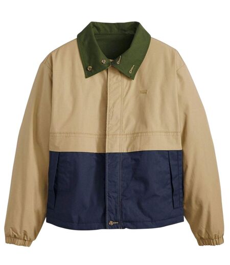 Mens Rex Colour Block Regular Jacket Gold Blue Green Print Levis