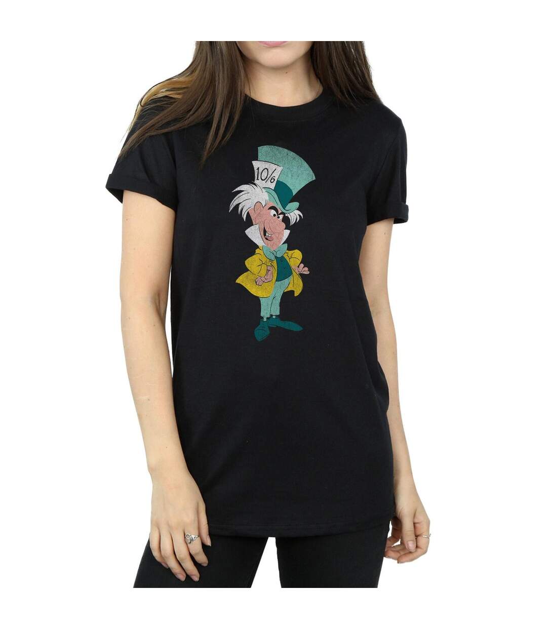 Disney - T-shirt ALICE IN WONDERLAND MAD HATTER CLASSIC - Femme (Noir) - UTBI8414-3