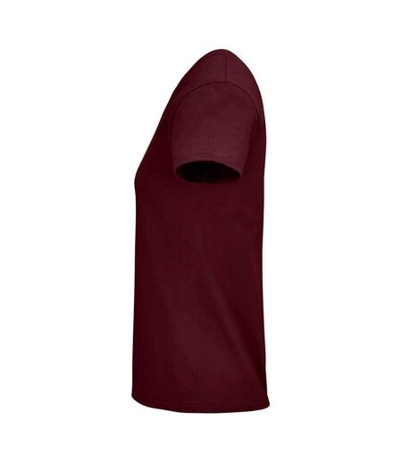 T-shirt Crusader Femme Bordeaux SOLS