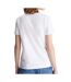 T-shirt Blanc Femme Calvin Klein Jeans Stacked Institutiona - XS