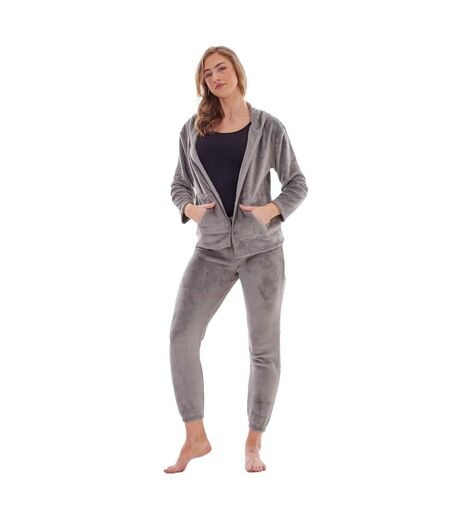 Ensemble De Pyjama Long Femme Gris Keanu