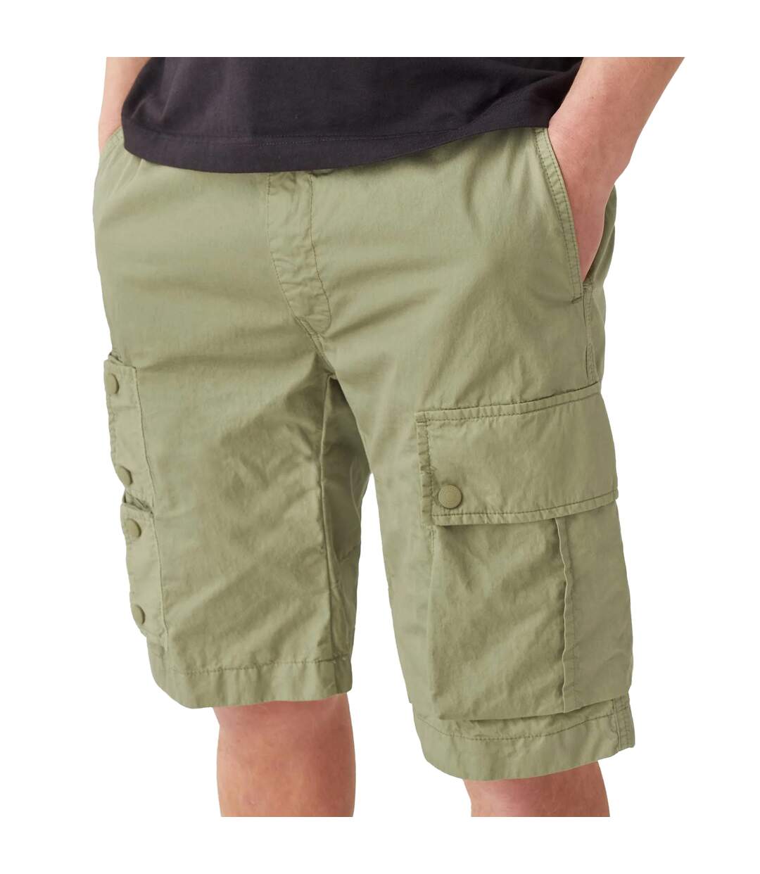 Short À Poches Hacker Homme Vert Belstaff-4