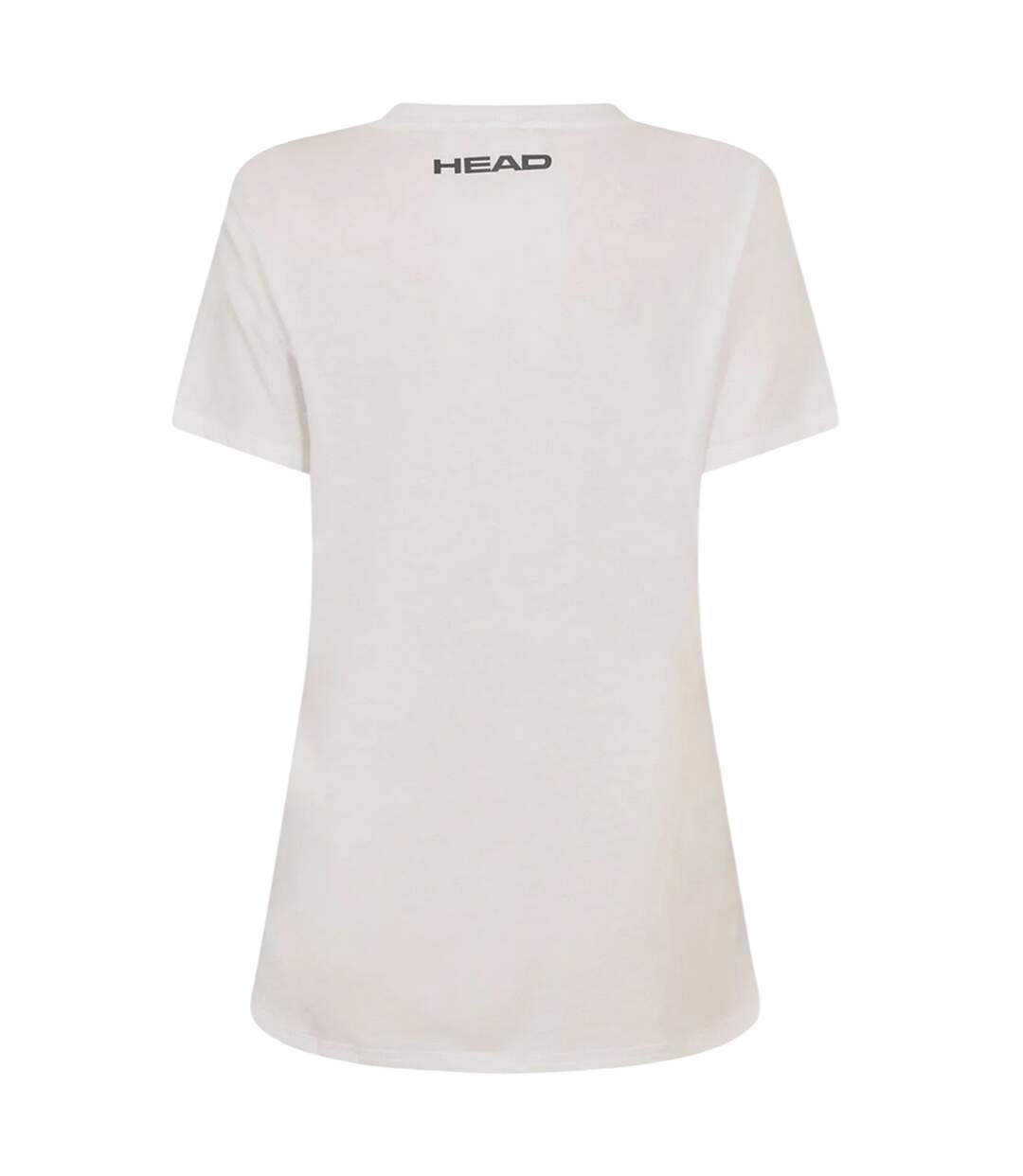 Womens/ladies Club Lara Graphic Print T-shirt White Head-2