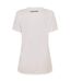 Womens/ladies Club Lara Graphic Print T-shirt White Head-2