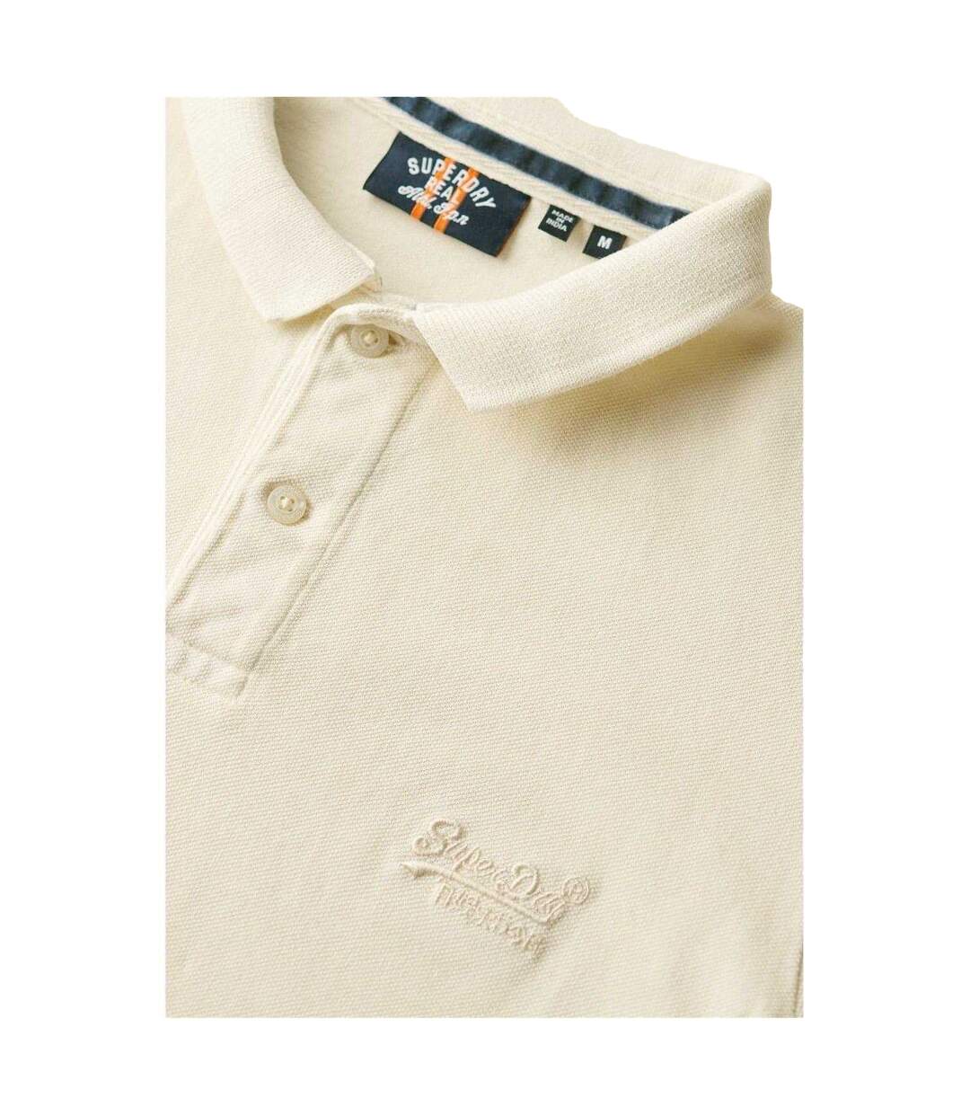 Polo Manches Courtes Homme Blanc Superdry-4