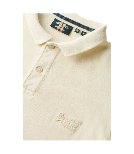 Polo Manches Courtes Homme Blanc Superdry