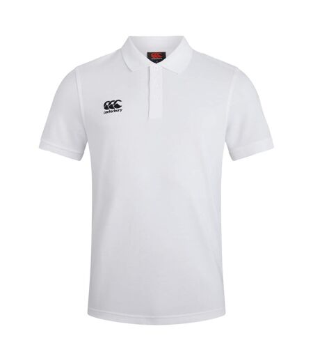 Mens Waimak Polo Shirt White Canterbury