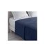 Drap Plat en Coton Biolina 180x290cm Bleu Nuit-1