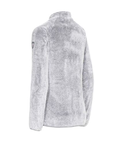 Womens/ladies telltale winter fleece jacket silver grey Trespass