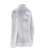 Womens/ladies telltale winter fleece jacket silver grey Trespass