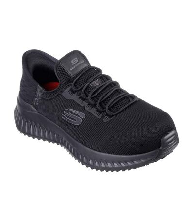 Womens/ladies tilido ombray safety trainers black Skechers