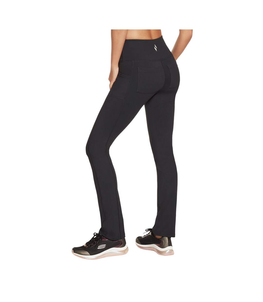 Womens/ladies go walk jogging bottoms black Skechers-3