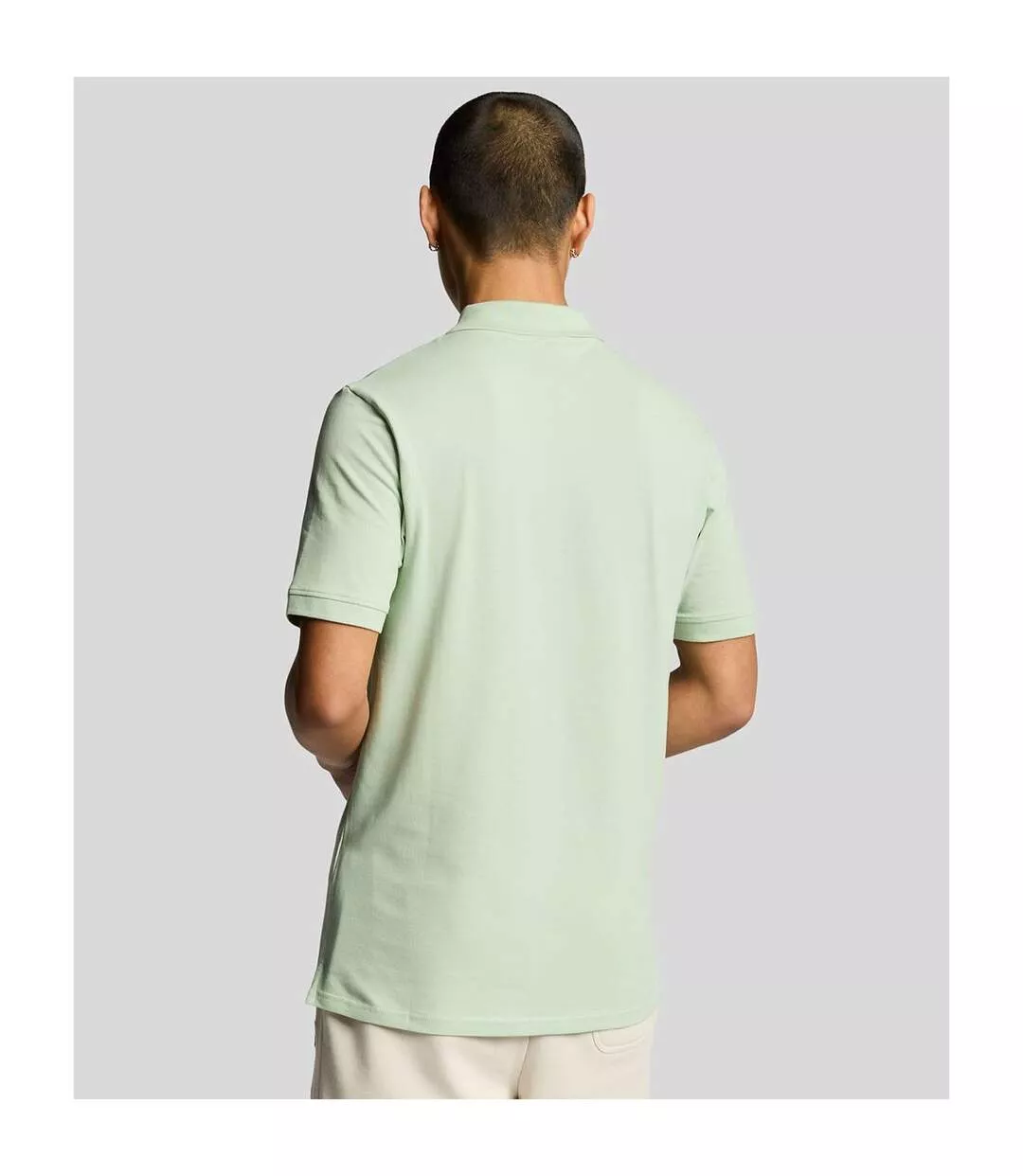 Polo Uni Homme Vert Clair Lyle & Scott-3