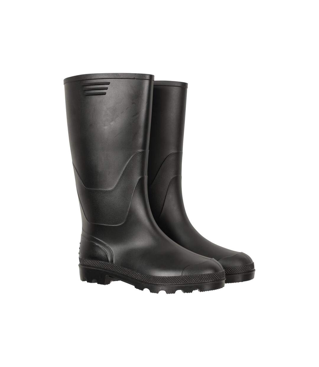 Mens wade wellington boots black Mountain Warehouse-1