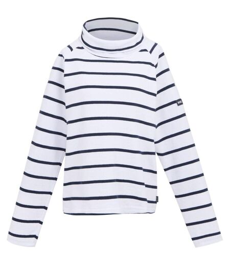 Sweat Havendo Femme Blanc Bleu Marine Regatta