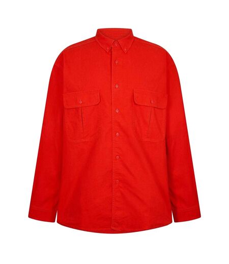 Mens Skate Relaxed Fit Overshirt Fiery Red Levis
