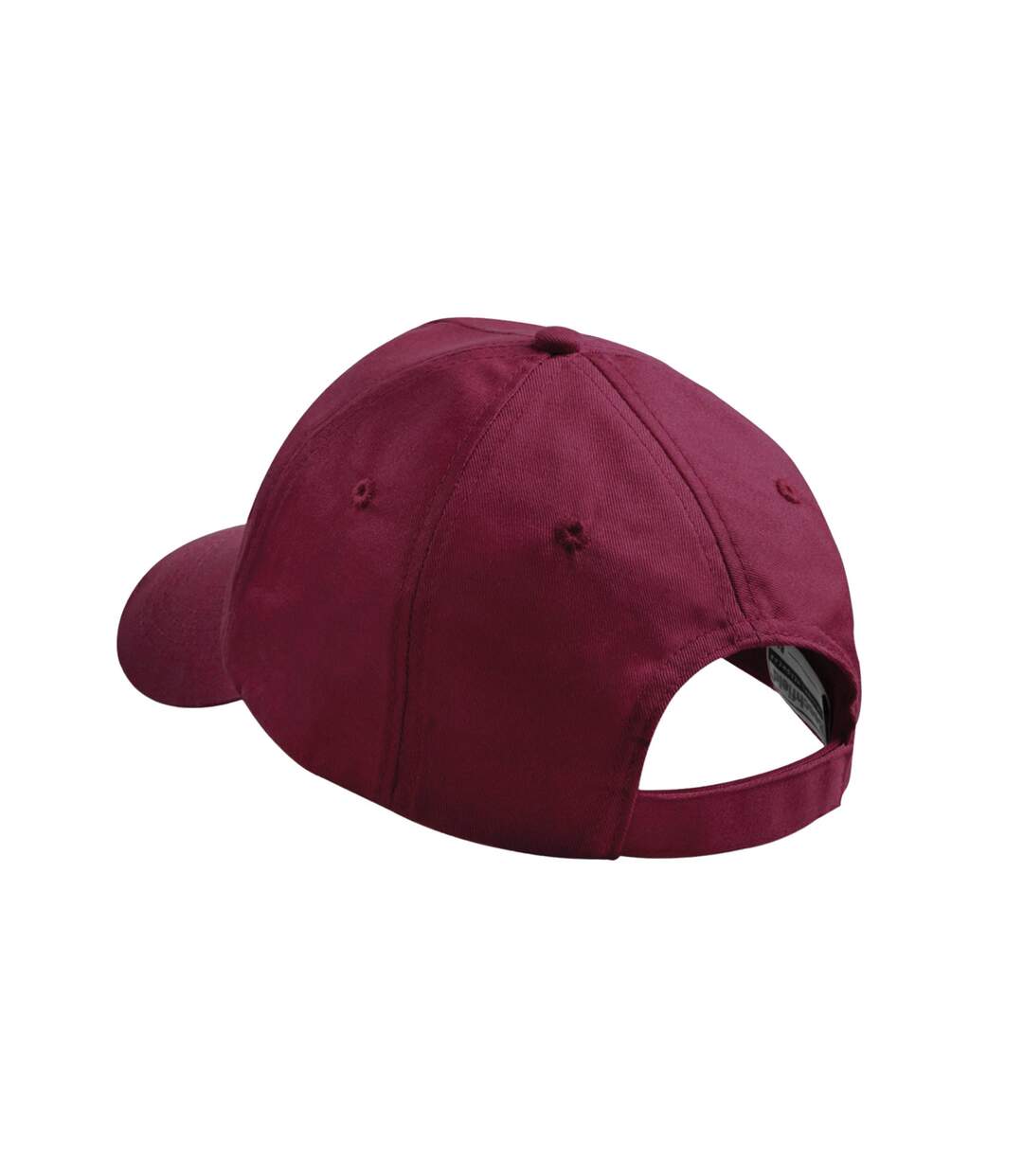 Childrens/kids original 5 panel cap burgundy Beechfield-2