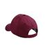 Childrens/kids original 5 panel cap burgundy Beechfield-2