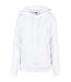 Womens/ladies Basic Hoodie White Build Your Brand-1