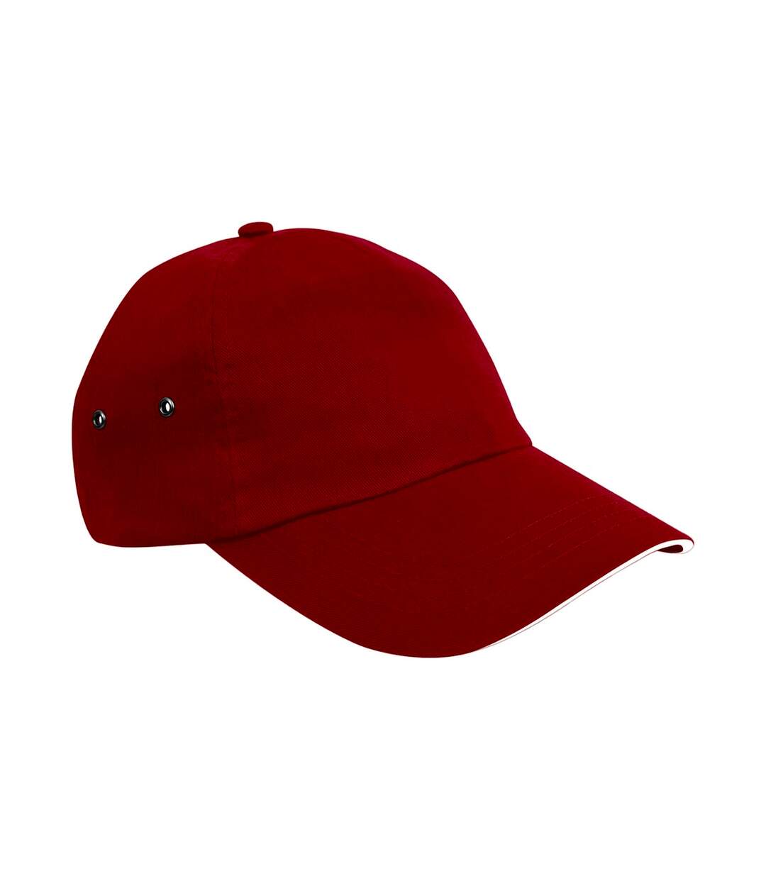 Casquette printers plush adulte rouge / blanc Result Headwear-1