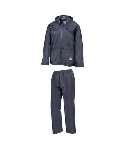Mens Waterproof Jacket And Trousers Set Navy Result