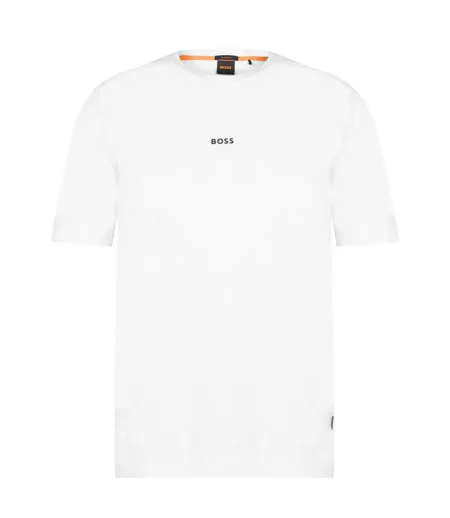 Mens Tchup T-shirt White Boss
