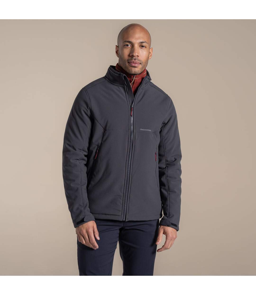Mens Selside Soft Shell Jacket Dark Iron Craghoppers-4
