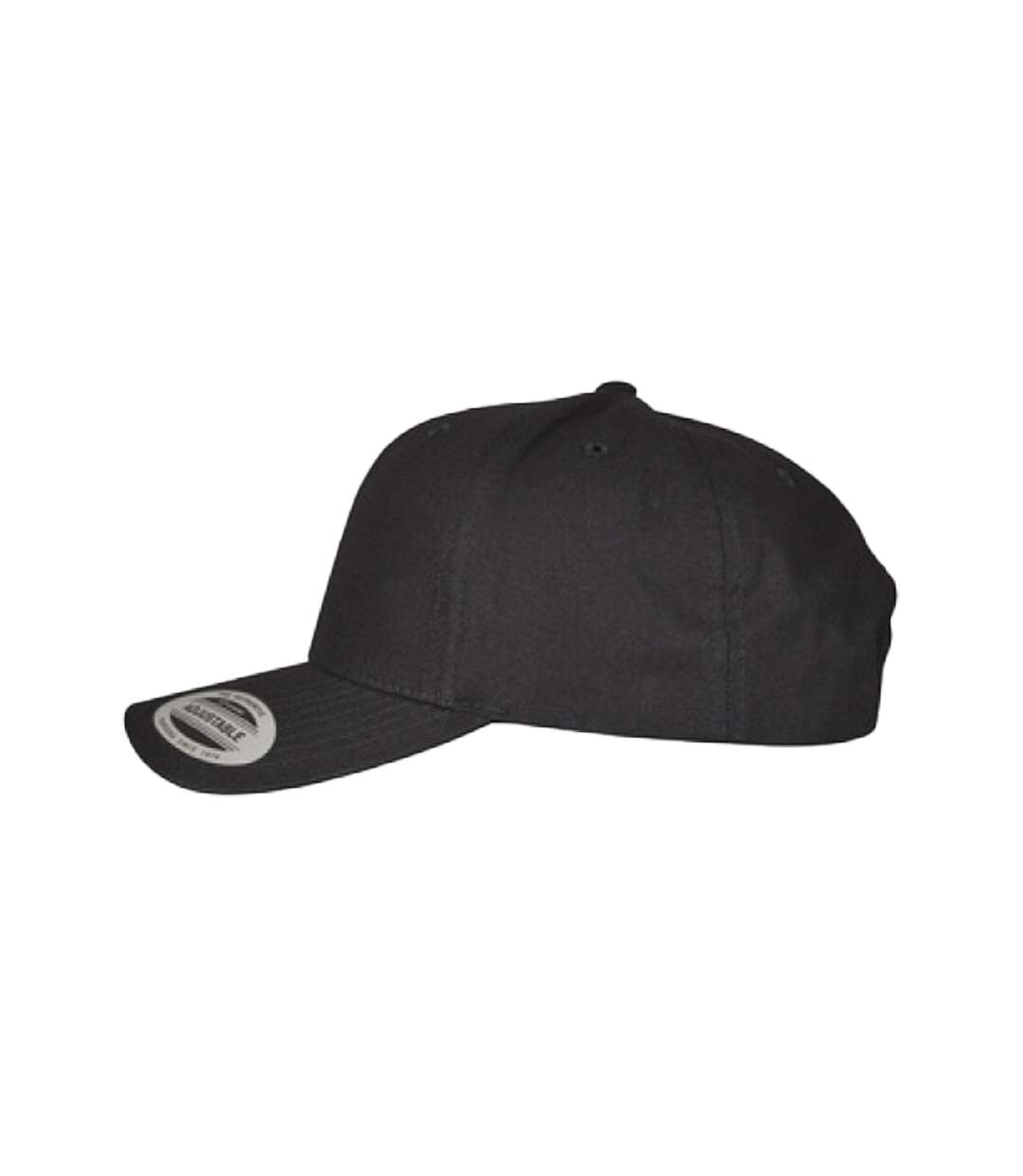 Casquette Ajustable Motif/style 6 Panneaux Noir Flexfit-3