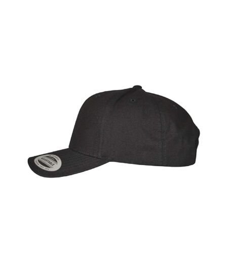 Casquette Ajustable Motif/style 6 Panneaux Noir Flexfit