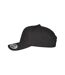 Casquette Ajustable Motif/style 6 Panneaux Noir Flexfit-3