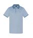 Polo bleu clair homme schott pspeny-1