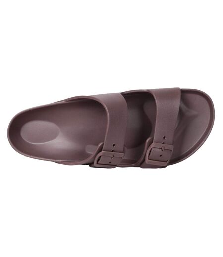 Claquettes shore homme marron Animal