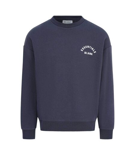 Sweat Motif/style Arc Homme Gris Foncé Blank Essentials